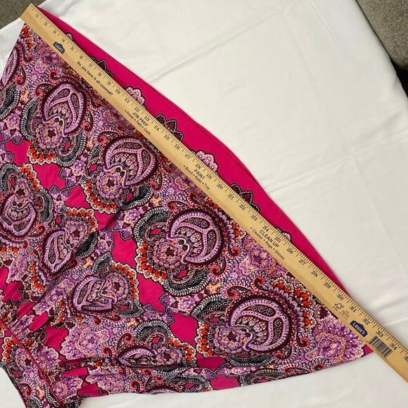 Pleated Multicolor Dress Sleeveless Summer Maggy London 6 Bright Floral Brunch - Picture 11 of 12